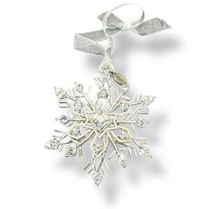 Lunt 2011 Jeweled Snowflake 1st Ed Ornament w/ Swarovski Elements USA